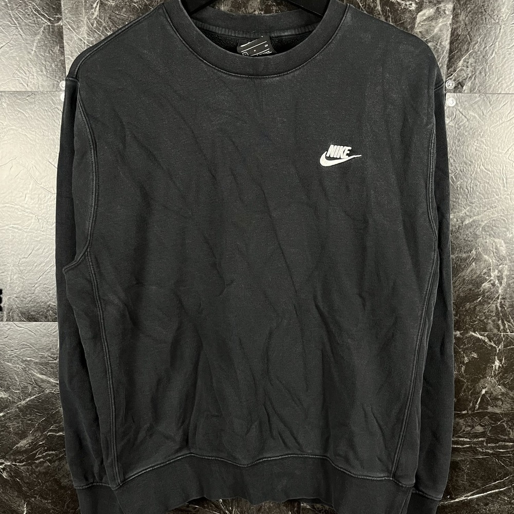 Nike Men's Black Fleece Sweatshirt Small